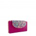 Bolso Clutch Piedra Efecto Ante